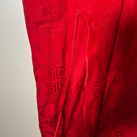 Vintage 100% Silk Chinese dress qipao - size 10 US - Picture 7 of 11